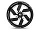 Fuel Wheels Triton Gloss Black Milled 6-Lug Wheel; 20x9; 20mm Offset (22-24 Bronco Raptor)