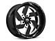 Fuel Wheels Triton Gloss Black Milled 6-Lug Wheel; 20x9; 20mm Offset (22-24 Bronco Raptor)