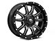 Fuel Wheels Vandal Gloss Black Milled 6-Lug Wheel; 20x10; -19mm Offset (22-24 Bronco Raptor)