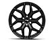 Niche Vice SUV Gloss Black 6-Lug Wheel; 22x9.5; 30mm Offset (22-24 Bronco Raptor)