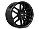 Niche Vosso Gloss Black 6-Lug Wheel; 22x9.5; 30mm Offset (22-24 Bronco Raptor)