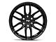 Niche Vosso Gloss Black 6-Lug Wheel; 22x9.5; 30mm Offset (22-24 Bronco Raptor)