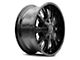 Thret Offroad Vulcan Gloss Black 6-Lug Wheel; 20x9; -12mm Offset (22-24 Bronco Raptor)