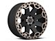 Black Rhino Warlord Matte Black with Machined Dark Tint Lip 6-Lug Wheel; 17x9; 12mm Offset (22-24 Bronco Raptor)