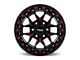 RTX Offroad Wheels Zion Black Milled Red 6-Lug Wheel; 20x9; 0mm Offset (22-24 Bronco Raptor)