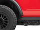 RedRock Mud Flaps; Front and Rear (21-24 Bronco 4-Door w/o Sasquatch Package, Excluding Raptor)