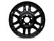 Dirty Life Canyon Race Matte Black 6-Lug Wheel; 17x9; -12mm Offset (22-24 Bronco Raptor)