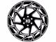 XD Onslaught Gloss Black Milled 6-Lug Wheel; 20x9; 0mm Offset (22-24 Bronco Raptor)