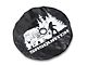 Sasquatch or Bigfoot Spare Tire Cover; Black (21-24 Bronco)