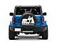 Sasquatch or Bigfoot Spare Tire Cover; Black (21-24 Bronco)