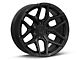 Fuel Wheels Flux Blackout 6-Lug Wheel; 20x9; 1mm Offset (22-24 Bronco Raptor)