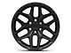 Fuel Wheels Flux Blackout 6-Lug Wheel; 20x9; 1mm Offset (22-24 Bronco Raptor)