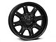 Fuel Wheels Darkstar Matte Black with Gloss Black Lip 6-Lug Wheel; 20x9; 1mm Offset (22-24 Bronco Raptor)