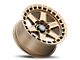 ICON Alloys Raider Satin Brass 6-Lug Wheel; 17x8.5; 6mm Offset (22-24 Bronco Raptor)