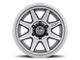 ICON Alloys Rebound SLX Charcoal 6-Lug Wheel; 17x8.5; 6mm Offset (22-24 Bronco Raptor)