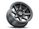 ICON Alloys Rebound SLX Satin Black 6-Lug Wheel; 17x8.5; 6mm Offset (22-24 Bronco Raptor)