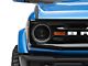 Oracle Oculus Bi-LED Projector Headlights with White Halo; Black Housing; Clear Lens (21-24 Bronco)