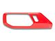 RedRock Interior Door Handle Trim; Red (21-24 Bronco 4-Door)