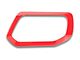 RedRock Interior Door Handle Trim; Red (21-24 Bronco 4-Door)