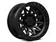 Lock Off-Road Lunatic Matte Black with Matte Black Ring 6-Lug Wheel; 20x10; -18mm Offset (22-24 Bronco Raptor)