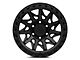 Lock Off-Road Lunatic Matte Black with Matte Black Ring 6-Lug Wheel; 20x10; -18mm Offset (22-24 Bronco Raptor)