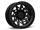 Lock Off-Road Lunatic Matte Black with Matte Black Ring 6-Lug Wheel; 20x10; -18mm Offset (22-24 Bronco Raptor)