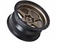 Lock Off-Road Olympus Matte Desert Bronze with Matte Black Ring 6-Lug Wheel; 17x9; -35mm Offset (22-24 Bronco Raptor)