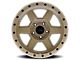 Dirty Life Compound Desert Sand 6-Lug Wheel; 20x10; -12mm Offset (22-24 Bronco Raptor)