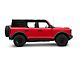 Go Rhino Dominator Xtreme D6 Side Step Bars; Textured Black (21-24 Bronco 4-Door)