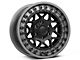 Black Rhino Alpha Matte Black with Gunmetal Lip 6-Lug Wheel; 18x9; 20mm Offset (22-24 Bronco Raptor)