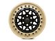 Black Rhino Alpha Matte Black with Sand Lip 6-Lug Wheel; 18x9; 20mm Offset (21-24 Bronco, Excluding Raptor)