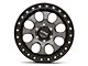 KMC Riot SBL Anthracite with Satin Black Lip 6-Lug Wheel; 18x9; 18mm Offset (21-24 Bronco, Excluding Raptor)