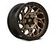 Fuel Wheels Runner OR Bronze with Black Ring 6-Lug Wheel; 18x9; -12mm Offset (21-24 Bronco, Excluding Raptor)