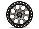 KMC Riot SBL Anthracite with Satin Black Lip 6-Lug Wheel; 17x9; -12mm Offset (21-24 Bronco, Excluding Raptor)
