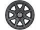 ICON Alloys Rebound Double Black 6-Lug Wheel; 17x8.5; 6mm Offset (22-24 Bronco Raptor)