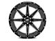 Hardrock Offroad Painkiller Xposed Gloss Black Milled 6-Lug Wheel; 20x10; -19mm Offset (22-24 Bronco Raptor)