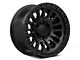 Fuel Wheels Rincon Matte Black with Gloss Black Lip 6-Lug Wheel; 20x9; 1mm Offset (21-24 Bronco, Excluding Raptor)