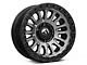 Fuel Wheels Rincon Matte Gunmetal with Matte Black Lip 6-Lug Wheel; 18x9; 1mm Offset (21-24 Bronco, Excluding Raptor)