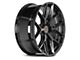 Vossen HF6-4 Gloss Black 6-Lug Wheel; 20x9.5; 15mm Offset (22-24 Bronco Raptor)