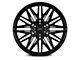 Vossen HF6-5 Satin Black 6-Lug Wheel; 20x10; -18mm Offset (22-24 Bronco Raptor)