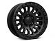 Fuel Wheels Rincon Matte Black with Gloss Black Lip 6-Lug Wheel; 17x9; -12mm Offset (21-24 Bronco, Excluding Raptor)