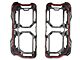 RedRock Tail Light Guards; Matte Black (21-24 Bronco, Excluding Raptor)