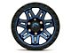 Fuel Wheels Syndicate Dark Blue with Black Ring 6-Lug Wheel; 17x9; -12mm Offset (21-24 Bronco, Excluding Raptor)