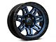 Fuel Wheels Syndicate Dark Blue with Black Ring 6-Lug Wheel; 17x9; -12mm Offset (21-24 Bronco, Excluding Raptor)