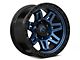 Fuel Wheels Syndicate Dark Blue with Black Ring 6-Lug Wheel; 17x9; 1mm Offset (21-24 Bronco, Excluding Raptor)