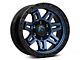 Fuel Wheels Syndicate Dark Blue with Black Ring 6-Lug Wheel; 17x9; 1mm Offset (21-24 Bronco, Excluding Raptor)