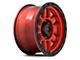 KMC Mesa Candy Red with Black Lip 6-Lug Wheel; 17x8.5; 0mm Offset (22-24 Bronco Raptor)