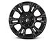 Fuel Wheels Vapor Matte Black Double Dark Tint 6-Lug Wheel; 18x9; 19mm Offset (21-24 Bronco, Excluding Raptor)