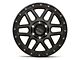 KMC Mesa Satin Black with Gray Tint 6-Lug Wheel; 18x9; 18mm Offset (21-24 Bronco, Excluding Raptor)