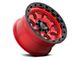 KMC Chase Candy Red with Black Lip 6-Lug Wheel; 20x9; 18mm Offset (22-24 Bronco Raptor)